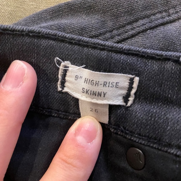 Madewell 9” high rise skinny Jeans sz26 - Picture 2 of 6